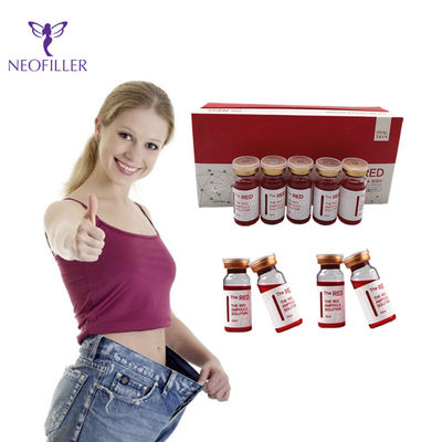 El rojos no adelgazando grasa de la aguja de la vitamina B12 de la solución de la lipolisis ninguna disuelven la panza