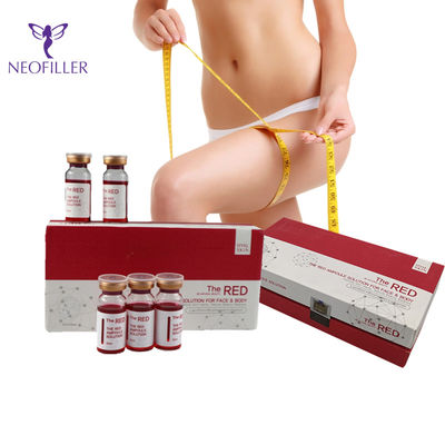 El rojos no adelgazando grasa de la aguja de la vitamina B12 de la solución de la lipolisis ninguna disuelven la panza