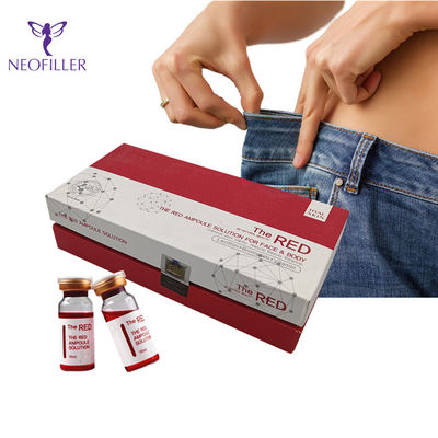 El rojos no adelgazando grasa de la aguja de la vitamina B12 de la solución de la lipolisis ninguna disuelven la panza