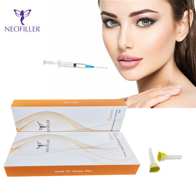 Relleno dérmico de ácido hialurónico para la cara de la frente rellenos de labios de ácido hialurónico transparente seguro
