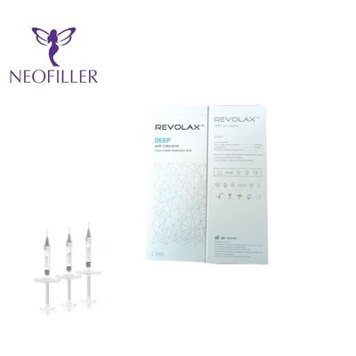 Eliminación de arrugas 1.1ml/Box Relleno dérmico Revolax Inyecciones de ácido hidráulico profundo para la cara