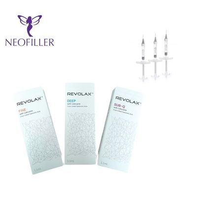 Deep Sub Q Dermal Filler Relleno de ácido hialurónico Revolax para líneas de mejillas