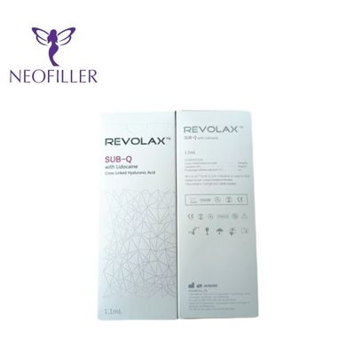 Deep Sub Q Dermal Filler Relleno de ácido hialurónico Revolax para líneas de mejillas