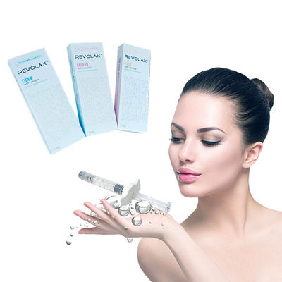 Rellenos faciales sutiles de Revolax con ácido hialurónico, 2 x 1 ml para rostro de 9 a 12 meses