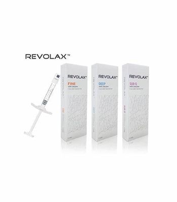 Rellenos faciales sutiles de Revolax con ácido hialurónico, 2 x 1 ml para rostro de 9 a 12 meses