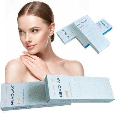 Rellenos faciales sutiles de Revolax con ácido hialurónico, 2 x 1 ml para rostro de 9 a 12 meses
