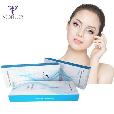 Neofiller 1 ml Relleno dérmico reticulado Hialurónico Inyecciones de labios de aspecto natural 24 mg / ml