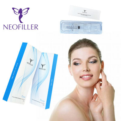 Neofiller 1 ml Relleno dérmico reticulado Hialurónico Inyecciones de labios de aspecto natural 24 mg / ml