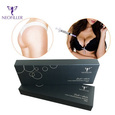 Cuerpo 24 mg/ml Ácido hialurónico Relleno dérmico Ha Inyecciones de relleno de glúteos 20 ml