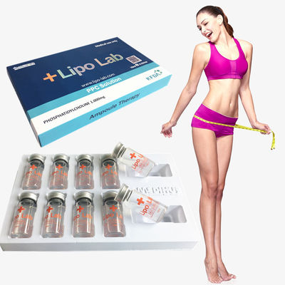 Inyecciones de disolución seguras 10ML de las grasas de cuerpo de la solución de la lipolisis de Lipolab