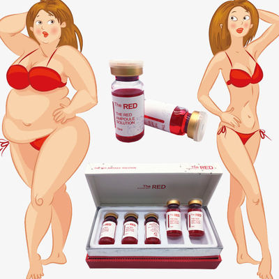 Inyección roja de la lipolisis del Ppc del cuerpo de la solución de la lipolisis que adelgaza el laboratorio de Lipo