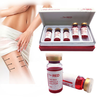 Inyección roja de la lipolisis del Ppc del cuerpo de la solución de la lipolisis que adelgaza el laboratorio de Lipo