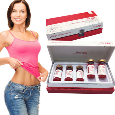 Solución 10ml de la lipolisis del Ppc Chin Fat Dissolving Injections rojo