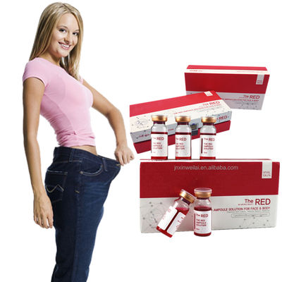 Solución 10ml de la lipolisis del Ppc Chin Fat Dissolving Injections rojo