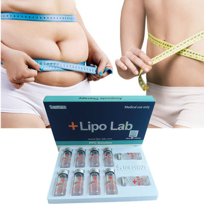 Inyecciones lipolíticas de la solución del Ppc del laboratorio de Lipo del cuello 10ML para disolver el suero gordo del vientre