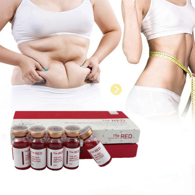Los tiros gordos de la ampolla ROJA cargan el cuerpo de la pérdida 10cc soportan inyecciones de disolución gordas