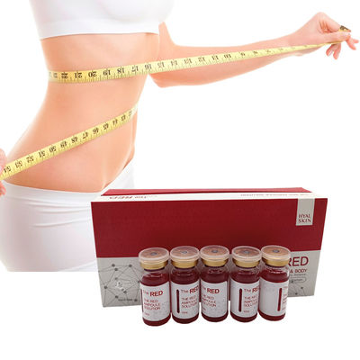 Las inyecciones de disolución gordas Kybella 10Ml/Vial de la solución roja de la lipolisis