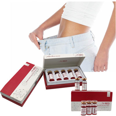 Las inyecciones de disolución gordas Kybella 10Ml/Vial de la solución roja de la lipolisis
