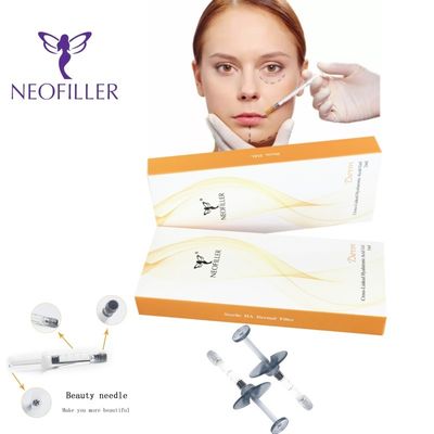 1ml 2 Ml Hyaluron Lip Filler After Care Nariz Labio Inyección de ácido hialurónico Relleno dérmico