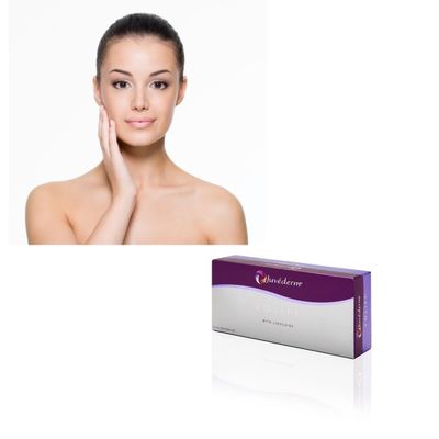 Relleno de la piel de la barbilla Inyecciones de labios Juvederm Relleno dérmico de gel transparente para senos