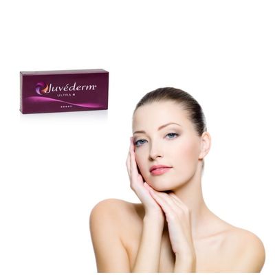 Relleno de la piel de la barbilla Inyecciones de labios Juvederm Relleno dérmico de gel transparente para senos