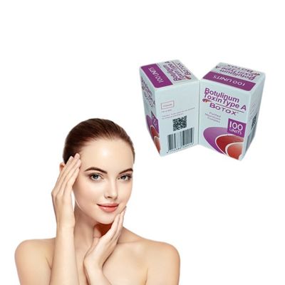 Inyección antiarrugas toxina botulínica veneno 100 unidades BTX rellenos faciales más delgados
