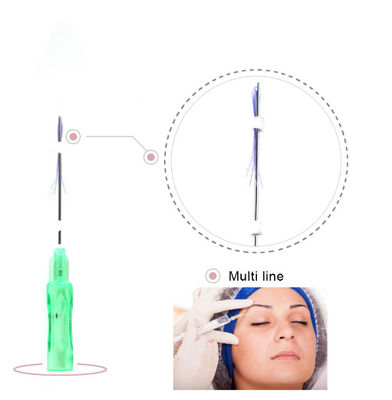 elevación facial del hilo del colágeno del cuerpo de la elevación del hilo de 29g que moldea 30g 25m m PDO