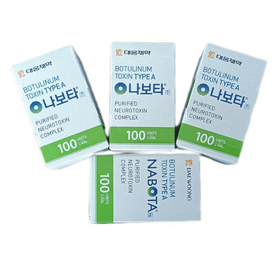Corea 100iu NABOTA Eliminación de arrugas Inyección  facial para eliminar las líneas de expresión