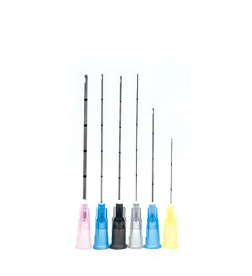 Cánula embotada micro disponible de Monoject para los llenadores cutáneos 21g 50m m 70m m