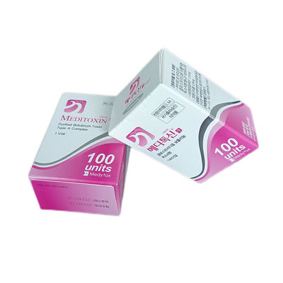 toxina Botulinum de Meditoxin de las inyecciones Botulinum de la toxina del retiro de la arruga 2.5mL mecanografiar 100 unidades