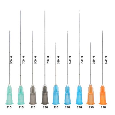Aguja embotada dos de la aguja 25g*50m m 18g*70m m de la cánula de la belleza del CE
