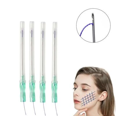 Tornillo facial 30G 25M M del lifting facial 4d 6d de la elevación de la ceja de PCL que rosca Pdo mono