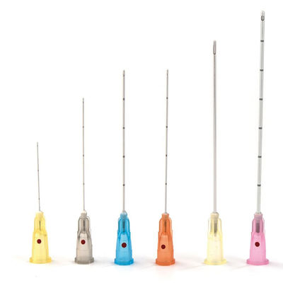 Aguja embotada de Microcannula de la extremidad de la extremidad del llenador embotado flexible fino de la cánula para los llenadores