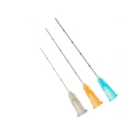 Agujas hipodérmicas embotadas médicas de acero inoxidables micro de la aguja embotada de la cánula