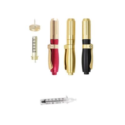 Rellenos dérmicos sin aguja antienvejecimiento de belleza, pluma y relleno de hialurón de 3 niveles de potencia