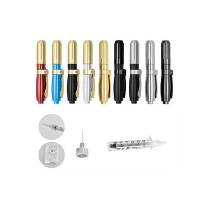 Pluma de relleno de hialurón de 3 niveles 0,3 ml 0,5 ml Rellenos de labios de ácido hialurónico sin aguja