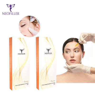 Cruz cutánea ácida hialurónica de Derm del llenador de Neofiller ligada para los labios inyectables