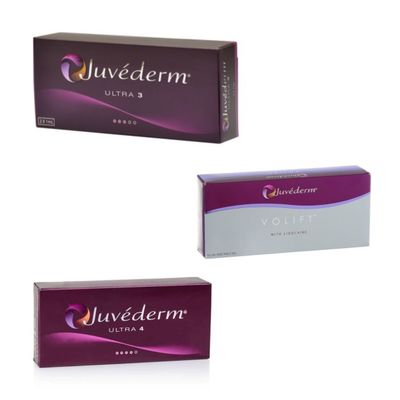Inyección cutánea del llenador de Ultra3 Ultra4 Juvederm Voluma para las arrugas profundas