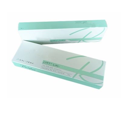 Inyección Lyft Lido Hyaluronic Acid Dermal Filler Reduce las arrugas y pliegues faciales