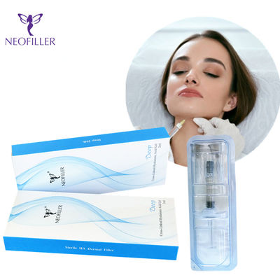 Ácido hialurónico transparente, relleno dérmico para inyección hipodérmica 1 ml*2 jeringas