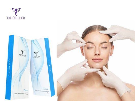 Ácido hialurónico transparente, relleno dérmico para inyección hipodérmica 1 ml*2 jeringas