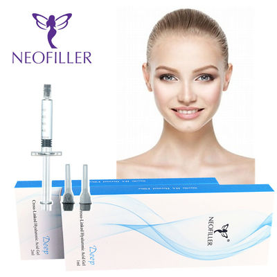 Siringa estéril Hyaluronic Acid Dermal Filler 24mg/ml Concentración Inyección hipodérmica