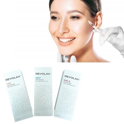 Ácido hialurónico para el área facial Revolax Relleno dérmico con envase de jeringa