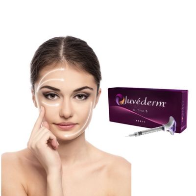 Ácido hialurónico Juvederm Gel de relleno facial Piel lisa e impecable