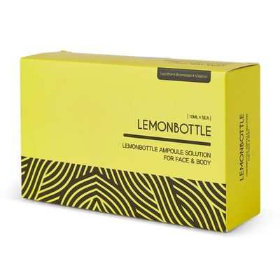 Botella de limón Solución de lipólisis definitiva para la reducción de grasa 10 ml * 5 botellas Fórmula de alta concentración