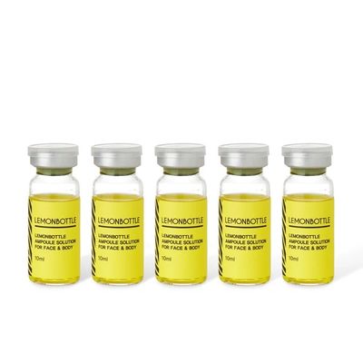 Botella de limón Solución de lipólisis definitiva para la reducción de grasa 10 ml * 5 botellas Fórmula de alta concentración