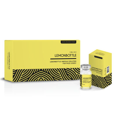 Botella de limón Solución de lipólisis definitiva para la reducción de grasa 10 ml * 5 botellas Fórmula de alta concentración