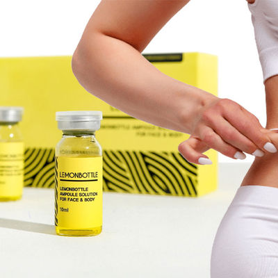 Botella de limón Solución de lipólisis definitiva para la reducción de grasa 10 ml * 5 botellas Fórmula de alta concentración