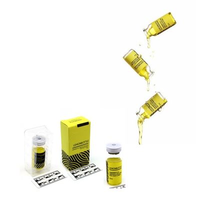 Solución disolvente de grasa de alta concentración para rostro y cuerpo 10ml x 5 botellas de limón Embalaje aseptico desechable