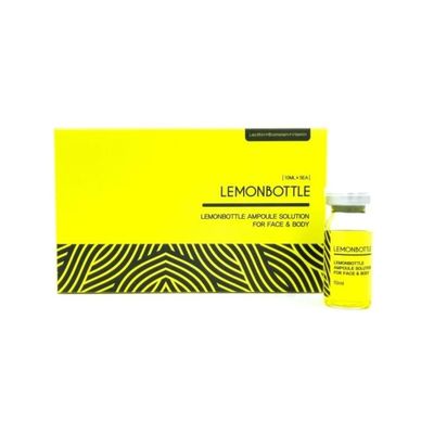 Solución líquida disolvente de grasa de botella de limón unisex para lipólisis